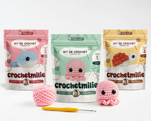 Load image into Gallery viewer, Les p'tits kits de crochet avec Crochetmilie
